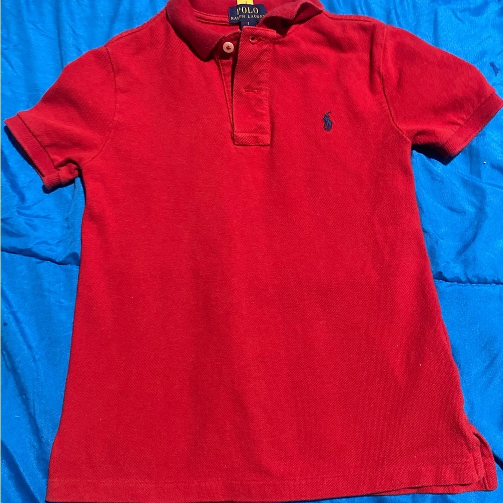 Size 6 Boys Red Ralph Lauren Polo Shirt